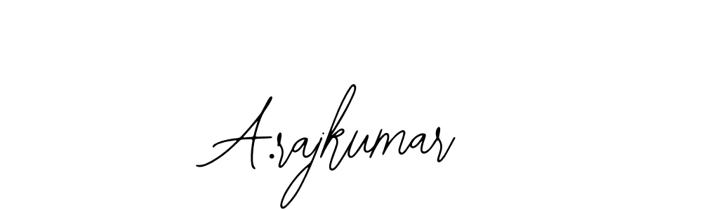 How to make A.rajkumar signature? Bearetta-2O07w is a professional autograph style. Create handwritten signature for A.rajkumar name. A.rajkumar signature style 12 images and pictures png