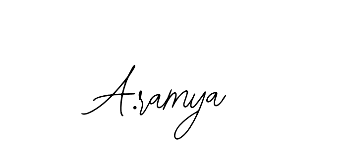 Similarly Bearetta-2O07w is the best handwritten signature design. Signature creator online .You can use it as an online autograph creator for name A.ramya. A.ramya signature style 12 images and pictures png