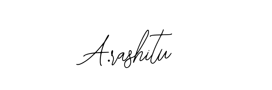 The best way (Bearetta-2O07w) to make a short signature is to pick only two or three words in your name. The name A.rashitu include a total of six letters. For converting this name. A.rashitu signature style 12 images and pictures png