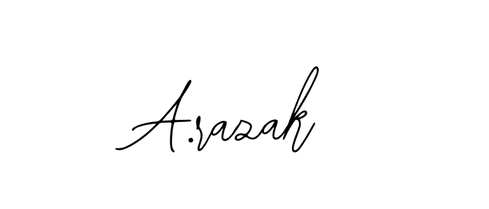 Make a beautiful signature design for name A.razak. Use this online signature maker to create a handwritten signature for free. A.razak signature style 12 images and pictures png