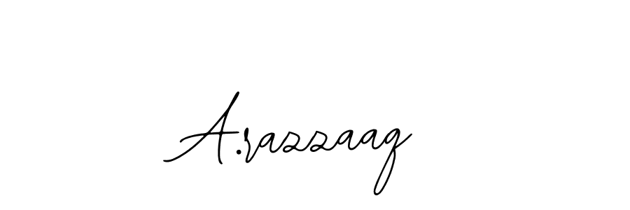 Make a beautiful signature design for name A.razzaaq. With this signature (Bearetta-2O07w) style, you can create a handwritten signature for free. A.razzaaq signature style 12 images and pictures png