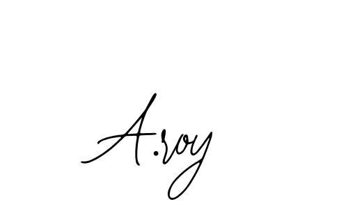 Create a beautiful signature design for name A.roy. With this signature (Bearetta-2O07w) fonts, you can make a handwritten signature for free. A.roy signature style 12 images and pictures png