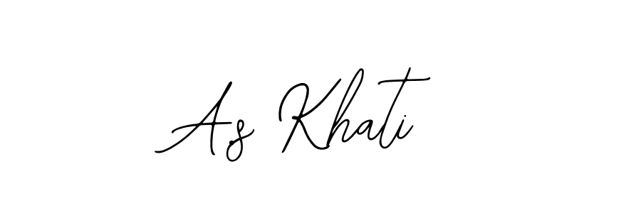 Also we have A.s Khati name is the best signature style. Create professional handwritten signature collection using Bearetta-2O07w autograph style. A.s Khati signature style 12 images and pictures png