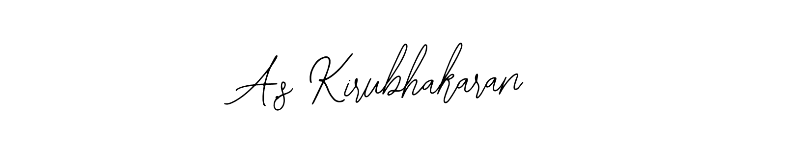 Create a beautiful signature design for name A.s Kirubhakaran. With this signature (Bearetta-2O07w) fonts, you can make a handwritten signature for free. A.s Kirubhakaran signature style 12 images and pictures png