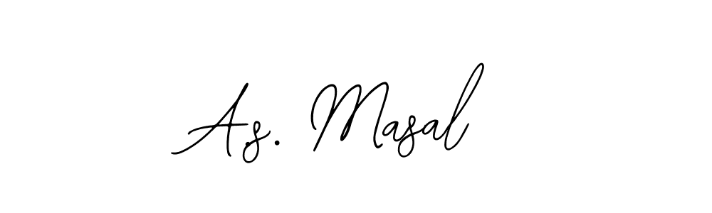 How to make A.s. Masal signature? Bearetta-2O07w is a professional autograph style. Create handwritten signature for A.s. Masal name. A.s. Masal signature style 12 images and pictures png