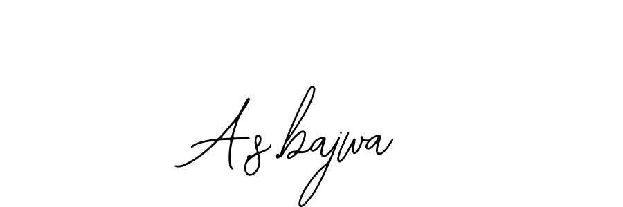 How to make A.s.bajwa signature? Bearetta-2O07w is a professional autograph style. Create handwritten signature for A.s.bajwa name. A.s.bajwa signature style 12 images and pictures png