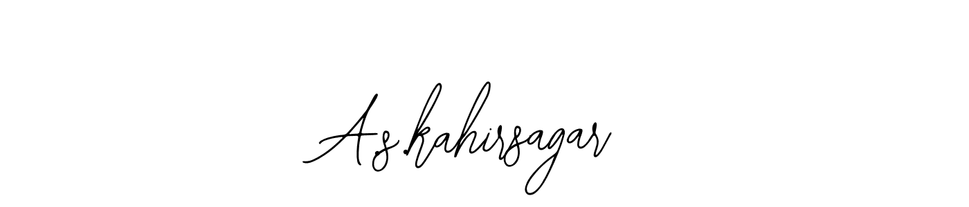 Use a signature maker to create a handwritten signature online. With this signature software, you can design (Bearetta-2O07w) your own signature for name A.s.kahirsagar. A.s.kahirsagar signature style 12 images and pictures png