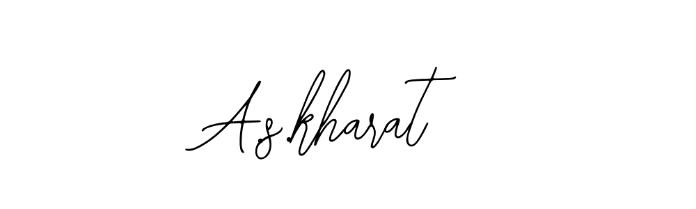 The best way (Bearetta-2O07w) to make a short signature is to pick only two or three words in your name. The name A.s.kharat include a total of six letters. For converting this name. A.s.kharat signature style 12 images and pictures png