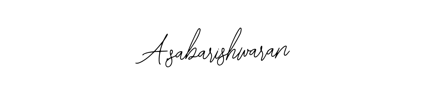 You should practise on your own different ways (Bearetta-2O07w) to write your name (A.sabarishwaran) in signature. don't let someone else do it for you. A.sabarishwaran signature style 12 images and pictures png