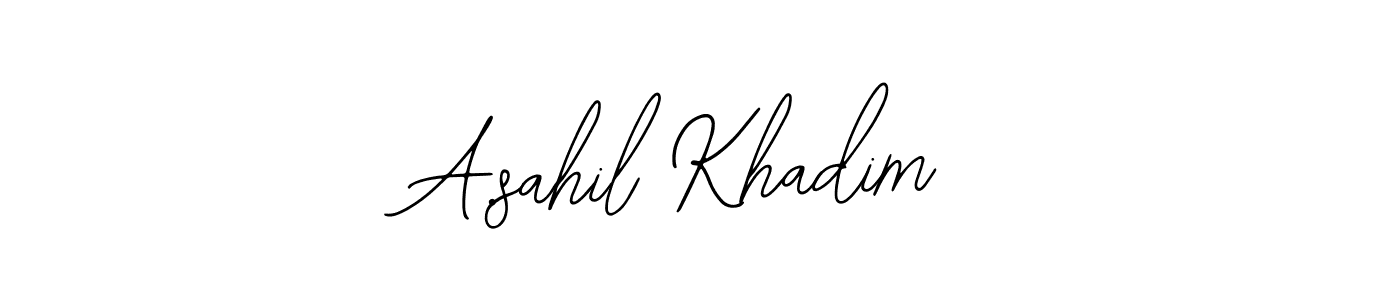 Make a beautiful signature design for name A.sahil Khadim. With this signature (Bearetta-2O07w) style, you can create a handwritten signature for free. A.sahil Khadim signature style 12 images and pictures png