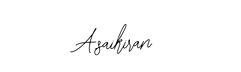 See photos of A.saikiran official signature by Spectra . Check more albums & portfolios. Read reviews & check more about Bearetta-2O07w font. A.saikiran signature style 12 images and pictures png