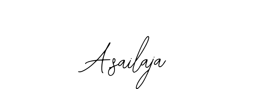 Also we have A.sailaja name is the best signature style. Create professional handwritten signature collection using Bearetta-2O07w autograph style. A.sailaja signature style 12 images and pictures png