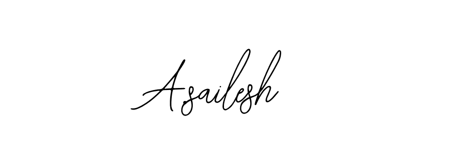 How to Draw A.sailesh signature style? Bearetta-2O07w is a latest design signature styles for name A.sailesh. A.sailesh signature style 12 images and pictures png