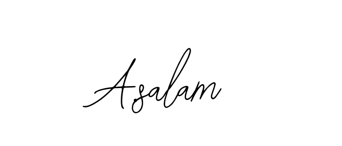 Once you've used our free online signature maker to create your best signature Bearetta-2O07w style, it's time to enjoy all of the benefits that A.salam name signing documents. A.salam signature style 12 images and pictures png