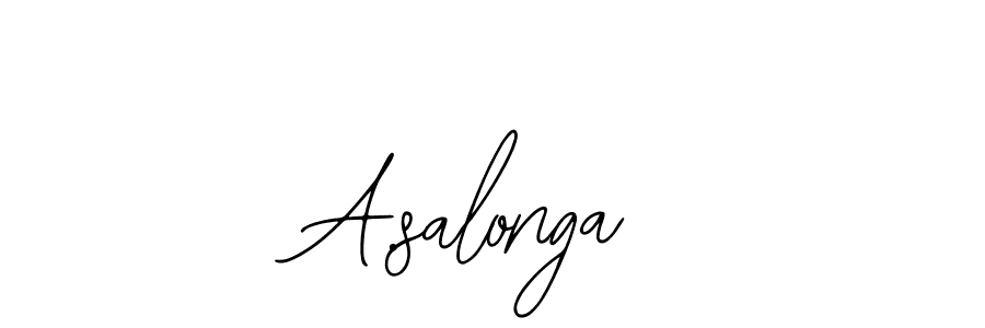 Make a beautiful signature design for name A.salonga. With this signature (Bearetta-2O07w) style, you can create a handwritten signature for free. A.salonga signature style 12 images and pictures png