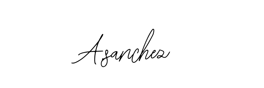 Create a beautiful signature design for name A.sanchez. With this signature (Bearetta-2O07w) fonts, you can make a handwritten signature for free. A.sanchez signature style 12 images and pictures png