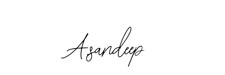 How to Draw A.sandeep signature style? Bearetta-2O07w is a latest design signature styles for name A.sandeep. A.sandeep signature style 12 images and pictures png