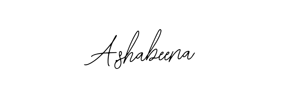 Similarly Bearetta-2O07w is the best handwritten signature design. Signature creator online .You can use it as an online autograph creator for name A.shabeena. A.shabeena signature style 12 images and pictures png