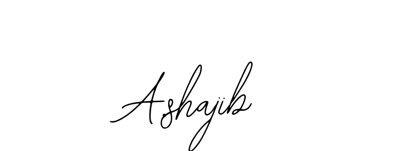 if you are searching for the best signature style for your name A.shajib. so please give up your signature search. here we have designed multiple signature styles  using Bearetta-2O07w. A.shajib signature style 12 images and pictures png