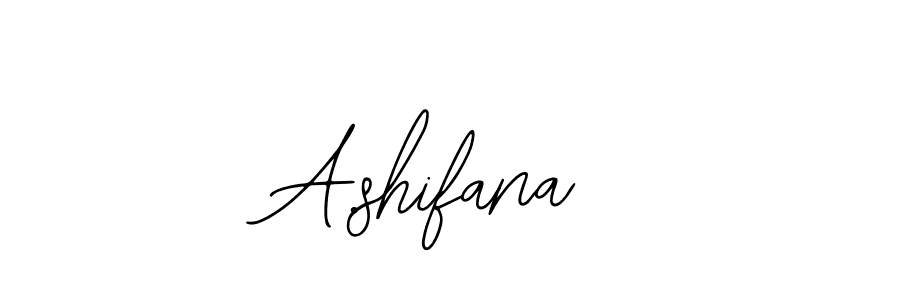 Also we have A.shifana name is the best signature style. Create professional handwritten signature collection using Bearetta-2O07w autograph style. A.shifana signature style 12 images and pictures png