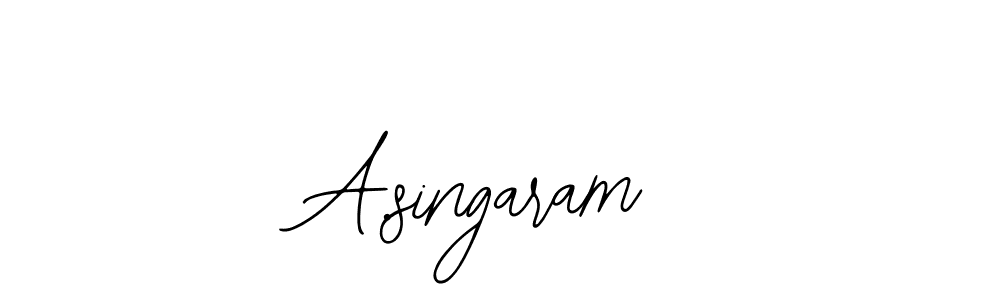 How to Draw A.singaram signature style? Bearetta-2O07w is a latest design signature styles for name A.singaram. A.singaram signature style 12 images and pictures png