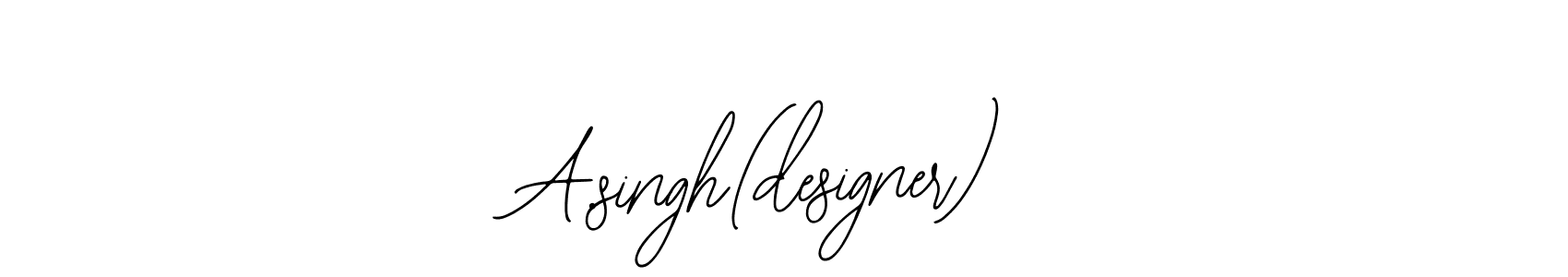 Similarly Bearetta-2O07w is the best handwritten signature design. Signature creator online .You can use it as an online autograph creator for name A.singh(designer). A.singh(designer) signature style 12 images and pictures png