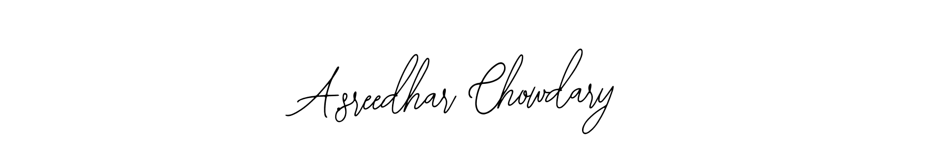 How to Draw A.sreedhar Chowdary signature style? Bearetta-2O07w is a latest design signature styles for name A.sreedhar Chowdary. A.sreedhar Chowdary signature style 12 images and pictures png