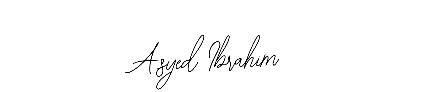 Best and Professional Signature Style for A.syed Ibrahim. Bearetta-2O07w Best Signature Style Collection. A.syed Ibrahim signature style 12 images and pictures png