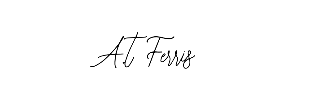 Also You can easily find your signature by using the search form. We will create A.t Ferris name handwritten signature images for you free of cost using Bearetta-2O07w sign style. A.t Ferris signature style 12 images and pictures png