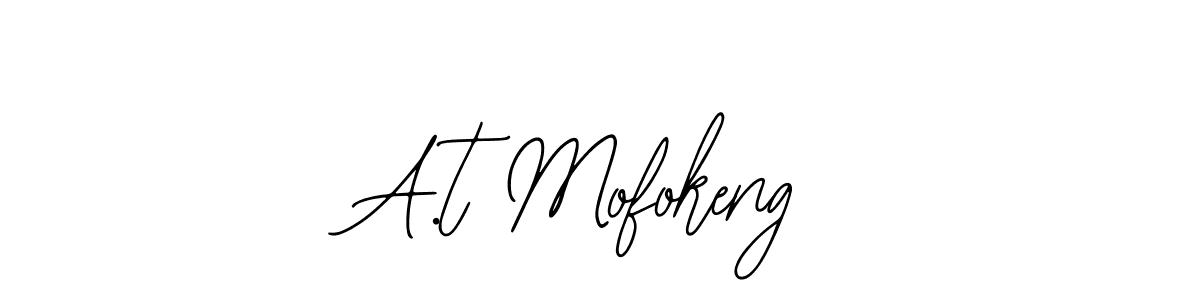 if you are searching for the best signature style for your name A.t Mofokeng. so please give up your signature search. here we have designed multiple signature styles  using Bearetta-2O07w. A.t Mofokeng signature style 12 images and pictures png