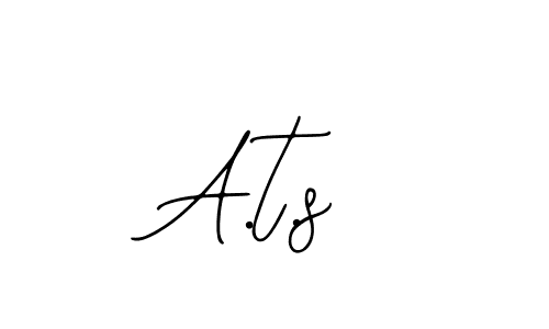 Make a beautiful signature design for name A.t.s. Use this online signature maker to create a handwritten signature for free. A.t.s signature style 12 images and pictures png