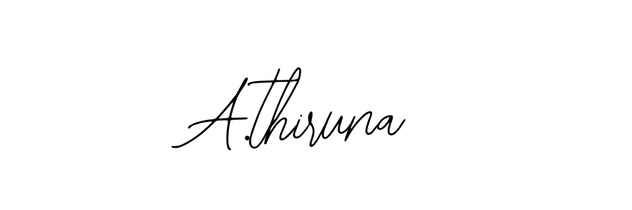 Make a short A.thiruna signature style. Manage your documents anywhere anytime using Bearetta-2O07w. Create and add eSignatures, submit forms, share and send files easily. A.thiruna signature style 12 images and pictures png