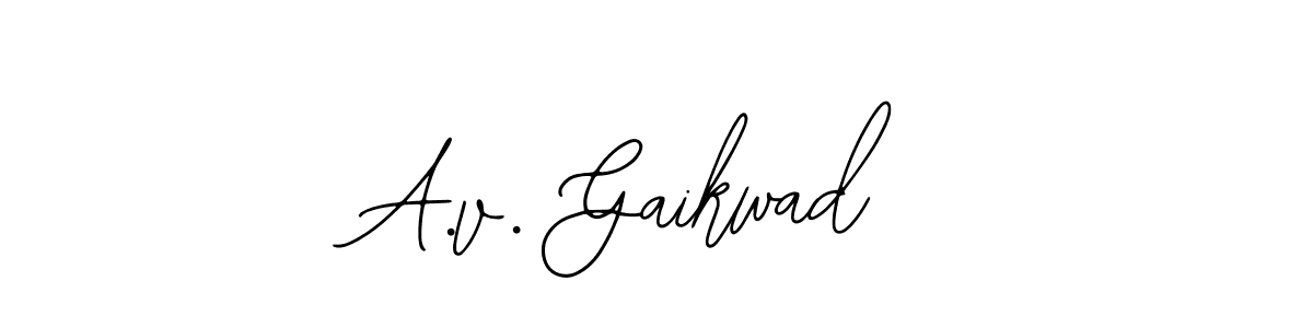 Also You can easily find your signature by using the search form. We will create A.v. Gaikwad name handwritten signature images for you free of cost using Bearetta-2O07w sign style. A.v. Gaikwad signature style 12 images and pictures png