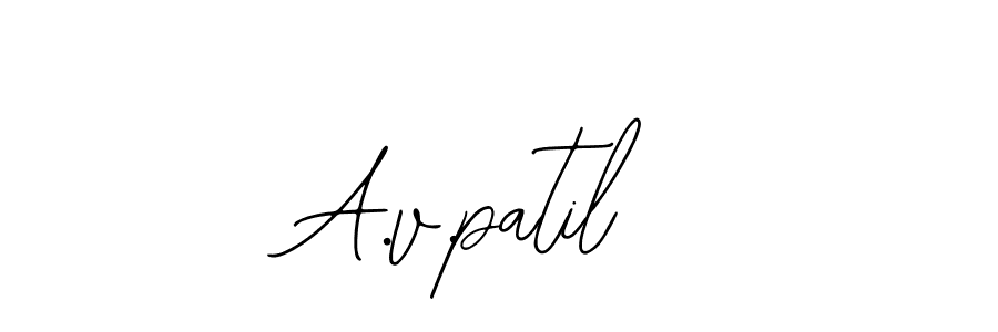 Also You can easily find your signature by using the search form. We will create A.v.patil name handwritten signature images for you free of cost using Bearetta-2O07w sign style. A.v.patil signature style 12 images and pictures png