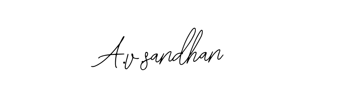 It looks lik you need a new signature style for name A.v.sandhan. Design unique handwritten (Bearetta-2O07w) signature with our free signature maker in just a few clicks. A.v.sandhan signature style 12 images and pictures png