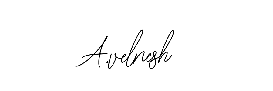 if you are searching for the best signature style for your name A.velnesh. so please give up your signature search. here we have designed multiple signature styles  using Bearetta-2O07w. A.velnesh signature style 12 images and pictures png