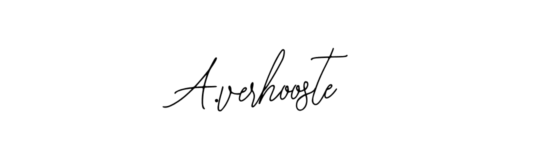 You should practise on your own different ways (Bearetta-2O07w) to write your name (A.verhooste) in signature. don't let someone else do it for you. A.verhooste signature style 12 images and pictures png