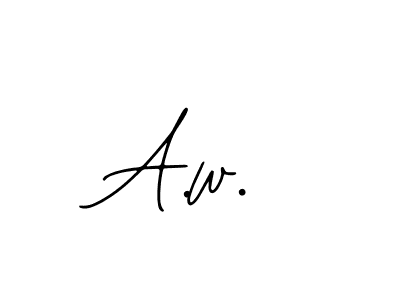 Use a signature maker to create a handwritten signature online. With this signature software, you can design (Bearetta-2O07w) your own signature for name A.w.. A.w. signature style 12 images and pictures png