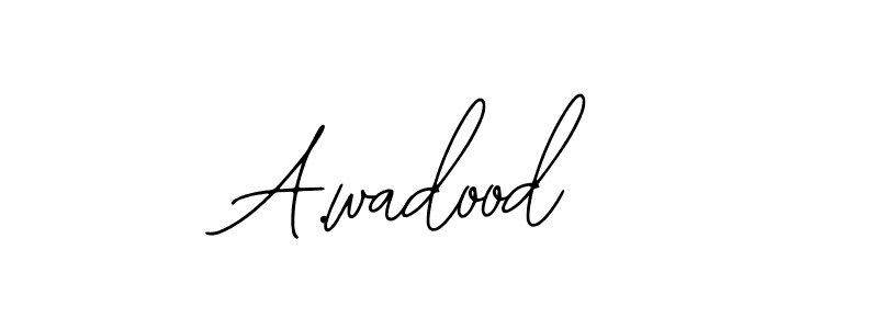 It looks lik you need a new signature style for name A.wadood. Design unique handwritten (Bearetta-2O07w) signature with our free signature maker in just a few clicks. A.wadood signature style 12 images and pictures png