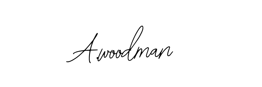 Best and Professional Signature Style for A.woodman. Bearetta-2O07w Best Signature Style Collection. A.woodman signature style 12 images and pictures png