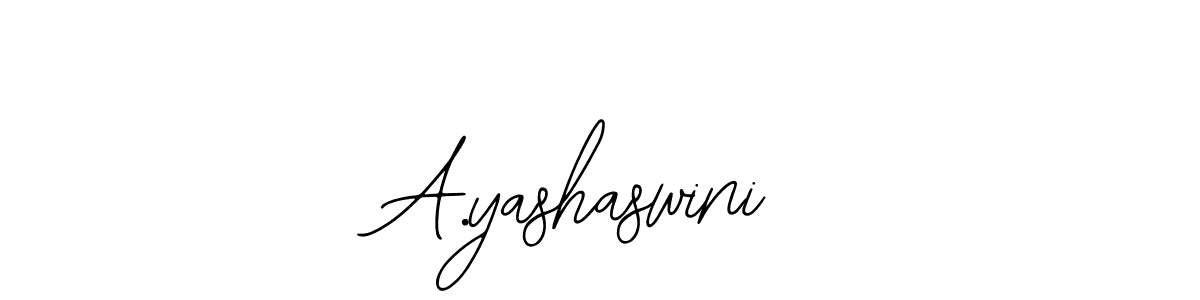 It looks lik you need a new signature style for name A.yashaswini. Design unique handwritten (Bearetta-2O07w) signature with our free signature maker in just a few clicks. A.yashaswini signature style 12 images and pictures png