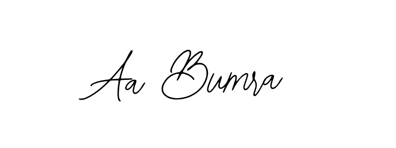 How to make Aa Bumra signature? Bearetta-2O07w is a professional autograph style. Create handwritten signature for Aa Bumra name. Aa Bumra signature style 12 images and pictures png