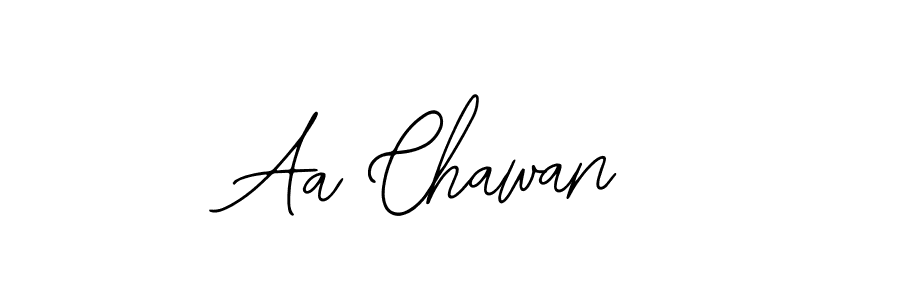 Use a signature maker to create a handwritten signature online. With this signature software, you can design (Bearetta-2O07w) your own signature for name Aa Chawan. Aa Chawan signature style 12 images and pictures png