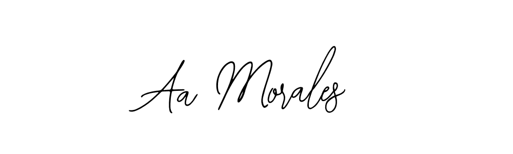 Similarly Bearetta-2O07w is the best handwritten signature design. Signature creator online .You can use it as an online autograph creator for name Aa Morales. Aa Morales signature style 12 images and pictures png