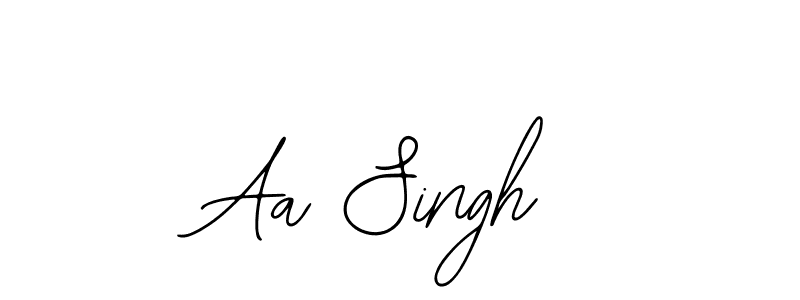 Design your own signature with our free online signature maker. With this signature software, you can create a handwritten (Bearetta-2O07w) signature for name Aa Singh. Aa Singh signature style 12 images and pictures png