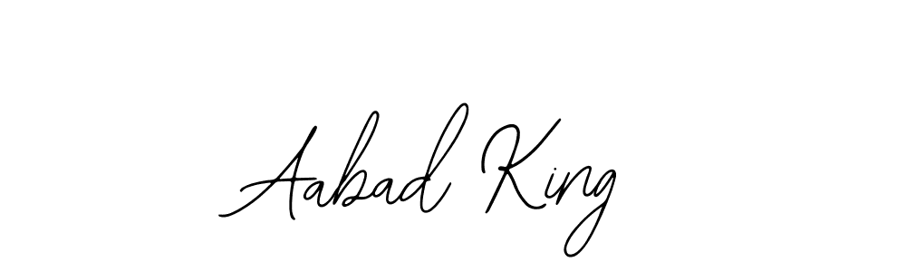 How to make Aabad King signature? Bearetta-2O07w is a professional autograph style. Create handwritten signature for Aabad King name. Aabad King signature style 12 images and pictures png