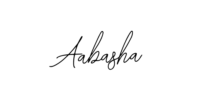 How to make Aabasha signature? Bearetta-2O07w is a professional autograph style. Create handwritten signature for Aabasha name. Aabasha signature style 12 images and pictures png