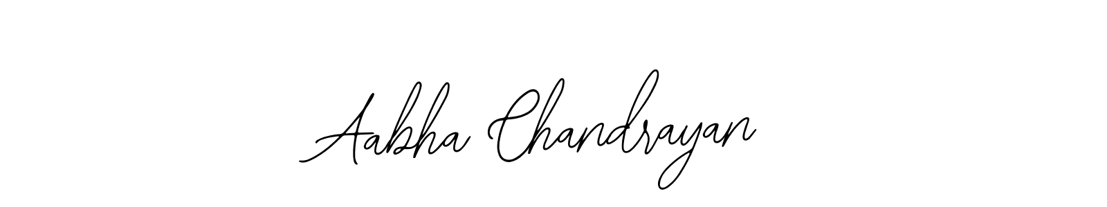 Use a signature maker to create a handwritten signature online. With this signature software, you can design (Bearetta-2O07w) your own signature for name Aabha Chandrayan. Aabha Chandrayan signature style 12 images and pictures png