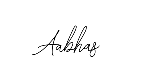 Design your own signature with our free online signature maker. With this signature software, you can create a handwritten (Bearetta-2O07w) signature for name Aabhas. Aabhas signature style 12 images and pictures png