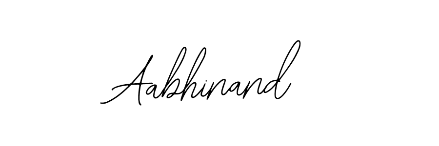 Also we have Aabhinand name is the best signature style. Create professional handwritten signature collection using Bearetta-2O07w autograph style. Aabhinand signature style 12 images and pictures png